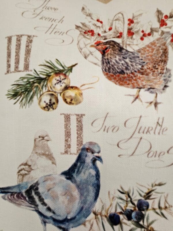 Tea Towel_Twelve Days of Christmas