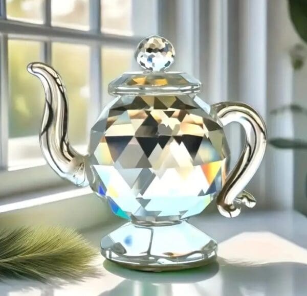 Crystal Teapot Suncatcher